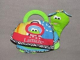 Lamaze Turtle Teether Teething Book Toy Rattle Squeak Developmental Baby Infant - $22.76