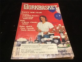 Workbasket Magazine January 1987 Crochet a Beaded Sweater, Knit Chunky Jacket - £5.87 GBP