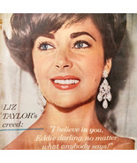 1960 Elizabeth Taylor Screen Stories Magazine Cover Page October Vintage... - $41.13 CAD