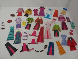 Melissa &amp; Doug Abby &amp; Emma Magnetic Doll replacement pieces clothes shoes - $10.39
