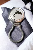 Solotuo Glasses Holder with Dolphin black enamel Magnetic - $33.64