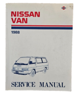 Nissan Van 1988 Service Manual Model C22 Series Printed August 1987 Grea... - $13.59 CAD