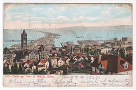 Panorama Duluth Minnesota 1907 postcard - $5.94
