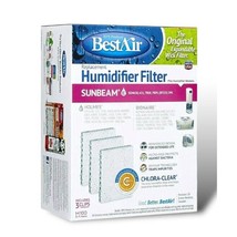 NEW BestAir H100 Holmes Paper Wick Humidifier Replacement Filters, Pack ... - $10.75