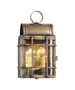 Irvins Country Tinware Carriage House Outdoor Wall Light in Weathered Brass - £264.39 GBP