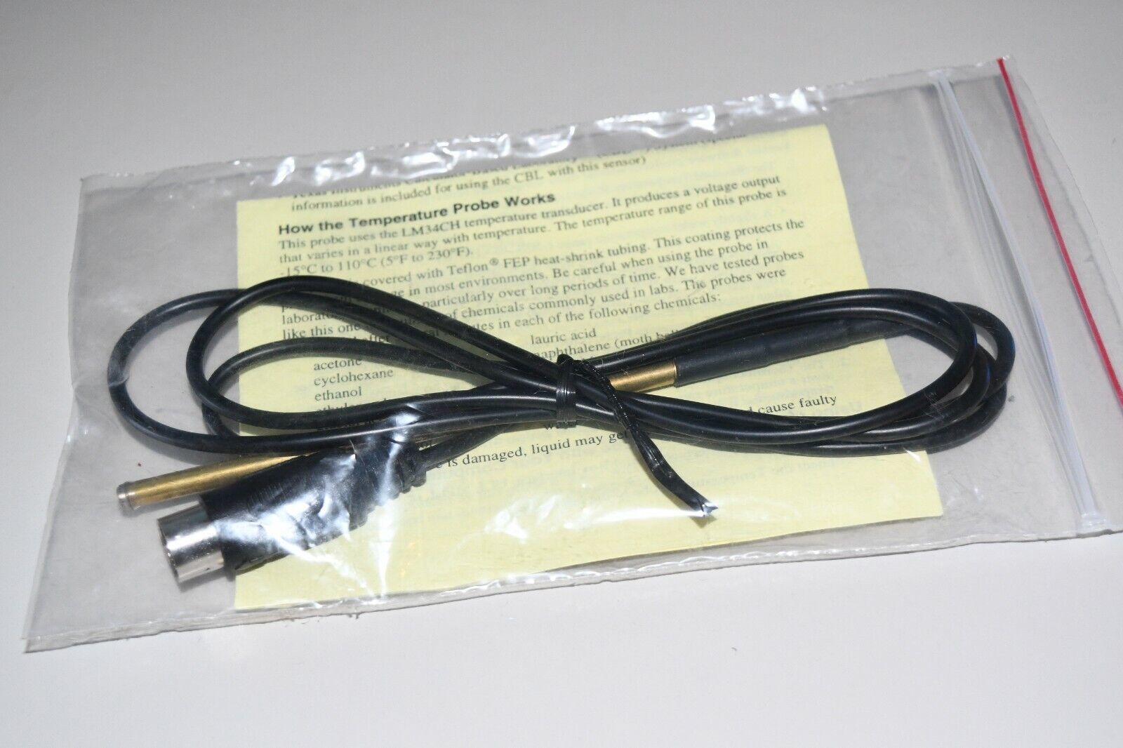 Vernier DCT-DIN Direct Connect Temperature Probe New (2H) - $13.02