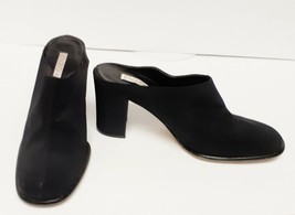 Enzo Angiolini Fabric Shoes Slides Pumps Chunky Heels Boots Black Womens Size 10 - £23.33 GBP