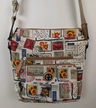 Giani Bernini Postage Stamp Purse Crossbody Bag Stamps Postcards (31) - £11.66 GBP