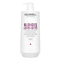 Goldwell Dualsenses Blondes &amp; Highlights Anti-Yellow Conditioner 33.8oz 1000ml - £25.04 GBP
