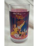 VINTAGE Walt Disney Beauty &amp; the Beast PLASTIC Drinking Cup BURGER KING ... - $20.84 CAD