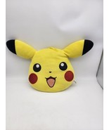 Pokemon Pikachu Plush Pillow Head Doll 15&quot; Stuffed Animal Toy 2019 Toy F... - $14.76