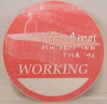 TORI AMOS - VINTAGE ORIGINAL TOUR CONCERT CLOTH BACKSTAGE PASS - $186.40 MXN