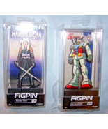 Set of 2 New Sealed Boxed Figpin Lapel Pins-Gundam &amp; Mandalorian - $22.50