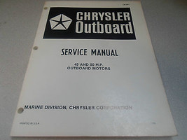 1986 Chrysler Fuoribordo Servizio Manuale 45 50 HP OEM Barca Sia 3871 Fuoribordo - £36.01 GBP
