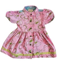 Matilda Jane Pink is Perfect Dress Secret Fields Size 6 Months Collared ... - $17.35