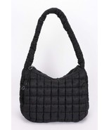Quilted Nylon Padded Crossbody Bag - Stylish, Durable, Adjustable Strap - $33.50