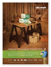 Call 2 Recycle Building Green Richard Karn 2007 Full-Page Print Magazine Ad - £7.75 GBP
