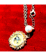 ESTATE SALE FIND!! Old Vintage Golden penguin necklace - $44.78 CAD