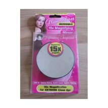 Magnifying Mirror 15x Magnification Close Eye Makeup Cosmetic Eyebrow Su... - $12.00