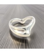 Tiffany &amp; Co Estate Wave Ring By Elsa Peretti Size 6 Sterling Silver TIF567 - €211,03 EUR