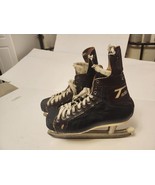 Vintage Tacks Pro-lite by CCM Leather Hockey Ice Skating Skates size 7.5... - $100.89 CAD