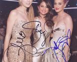3X Signed Taylor SWIFT- Selena GOMEZ &amp; Katy PERRY with COA Autographed P... - £156.36 GBP