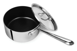 All-Clad 4203 Tri-Ply Stainless-Steel Non-Stick  3-qt Sauce Pan (NO LID) - £35.48 GBP