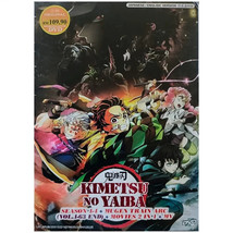 DVD Kimetsu No Yaiba S1-4+Mugen Train ARC (Vol.1-63 End) + Movies 2 in 1 + MV - $50.40