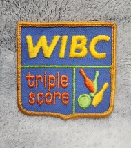 VTG 70s WIBC Womens International Bowling Congress Triple Score Patch Em... - £3.92 GBP