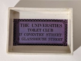 The Universities Toilet Club London England Portmeirion Soap Pin Trinkit... - £24.46 GBP