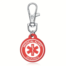 Medical Type 1 Diabetes Alert Tag Keychain Free! Personalized Engraving - £4.05 GBP