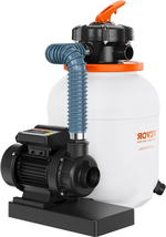 12 Inch 0.35 HP Pool Pumps System &amp; Filters Combo Set with 6-Way Multi-P... - $173.23