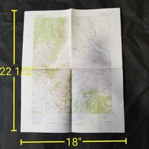 USGS Vintage 1949 Mt. Tom California National Forest Topographic Map - £19.91 GBP