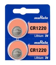 Murata CR1220 Battery DL1220 ECR1220 3V Lithium Coin Cell (10 Batteries) - £3.93 GBP+