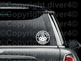 Official UFO Mechanic Alien Car Van Window Decal Bumper Sticker US Seller - £5.50 GBP+