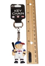 Vintage Lil Sports Brat Mini MLB Baseball Figure - Atlanta Braves Keycha... - $13.00