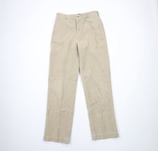 Vintage 90s Tommy Hilfiger Mens 30x31 Faded Flat Front Corduroy Chino Pants - £47.73 GBP