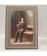 Antique Communion Portrait 1890&#39;s or early 1900&#39;s Early Photograph Young... - £13.22 GBP