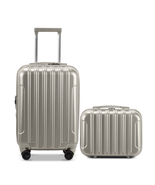 2 Piece Luggage Set, 20&quot; Carry-On Expandble ABS+PC Luggage Hardside Ligh... - €56,76 EUR