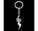 TCB KEYCHAIN Stainless Steel Charm Taking Care of Business Elvis Motto K... - $7.95
