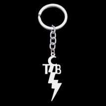 TCB KEYCHAIN Stainless Steel Charm Taking Care of Business Elvis Motto Key Chain - £6.35 GBP