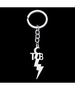 TCB KEYCHAIN Stainless Steel Charm Taking Care of Business Elvis Motto K... - £6.35 GBP