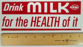 Vintage AMPI Associated Milk Producers Inc Bumper Sticker (A) - New! - R... - £19.02 GBP