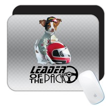 Jack Russell Terrier Racer Helmet : Gift Mousepad Dog Pet Leader of the Pack Ani - £10.38 GBP
