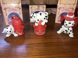 Lot of 3 Young&#39;s Inc. Collectible Dalmation Figurines From 1997 Vintage - £15.06 GBP