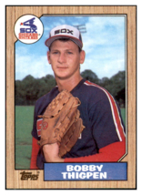 1987 Topps Bobby
  Thigpen   RC Chicago White Sox Baseball
  Card GMMGD - £1.80 GBP