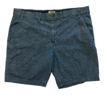 The Foundry Supply Co Mens Casual Shorts Size 48 Comfort Stretch Flat Front Blue - £13.83 GBP