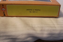 HO Scale Cox, Bridge &amp; Trestle Set, #6231-3, 33 Piece Set Vintage BNOS - $40.00