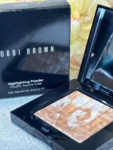 Bobbi Brown Highlighting Powder - PEACH GLOW - Full Size New in Box Free... - $21.73