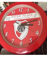 RIVER PLATE - Analog Wall Clock 23 cm 9” diameter Argentina Soccer Football - £50.35 GBP